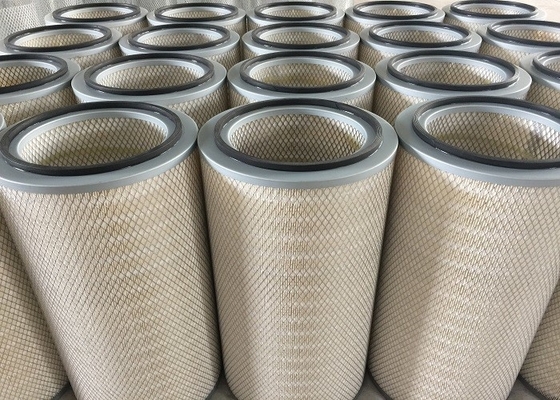 Material de papel de las mezclas del poliéster de la celulosa del alto voltaje 6316 de los cartuchos de filtro del extractor de polvo