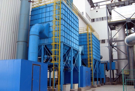 Colector de polvo exterior del cemento/sistema industrial resistente de la extracción de polvo