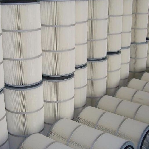 Cartuchos del filtro de aire/filtro industriales blancos del cartucho del colector de polvo