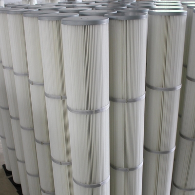 Cartuchos del filtro de aire/filtro industriales blancos del cartucho del colector de polvo