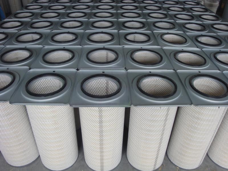 Los cartuchos industriales del filtro de aire de la industria del cemento/plisaron los colectores de polvo de los bolsos de filtro